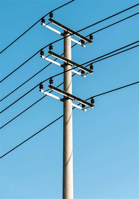 electricity utility poles